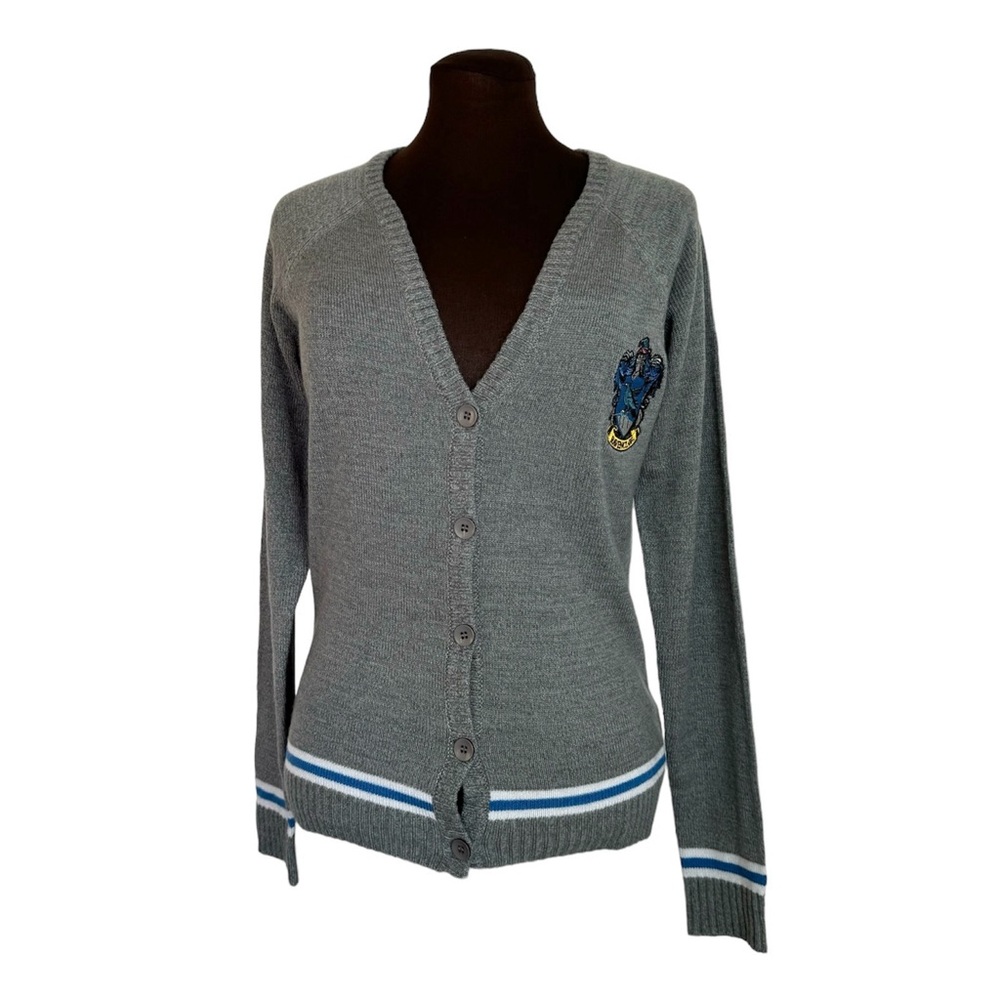 Harry Potter Ravenclaw Crest Front Button Cardigan Box Lunch Top